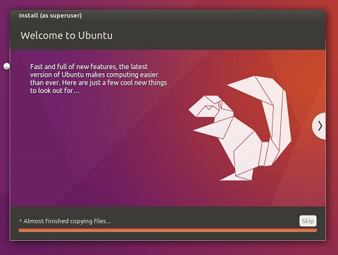 Ubuntu「歡迎來到 Ubuntu」