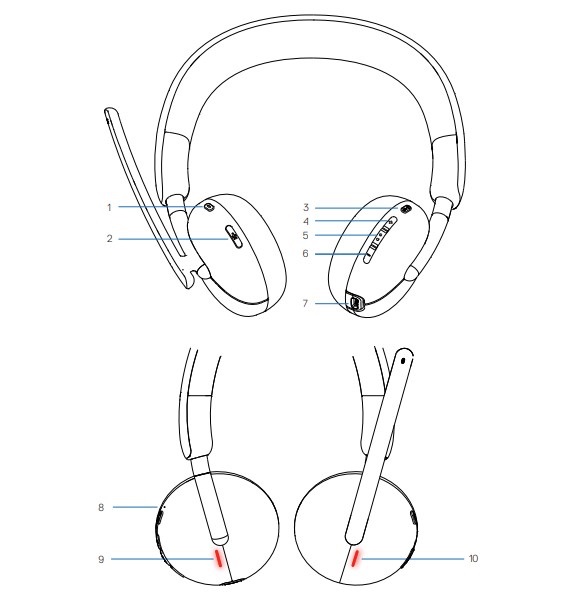 Dell Wireless Headset WL3024 Product Features