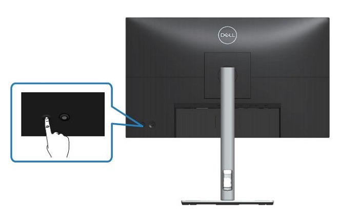 Monitor Dell P2422H, 23.8 Full HD, Panel IPS, 8ms, 60Hz, DP+HDMI+VGA,  Montaje VESA