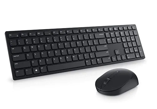 Trabalhe com mais rapidez e inteligência usando o KM5221W de teclado e mouse sem fio Dell Pro