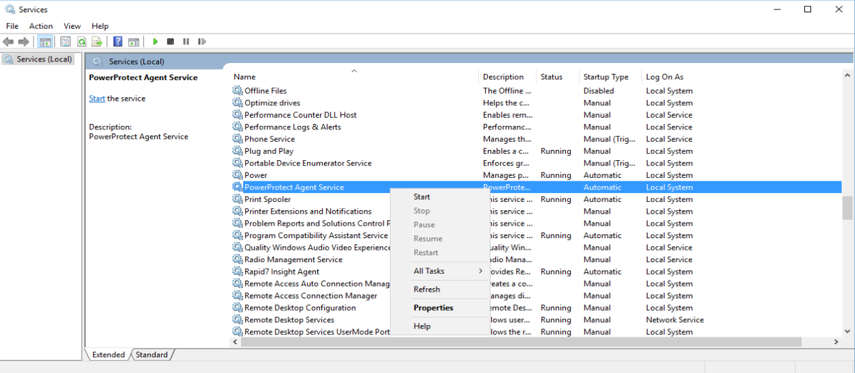 PowerProtect：エージェント ホストにアクセスできない、またはサービスが実行されていないため、バックアップが失敗する Dell 日本