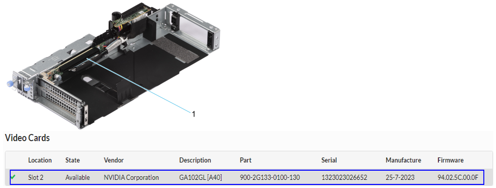 PowerEdge R7625 System Fans ramped to 100% PWM with A40 GPU installed ...