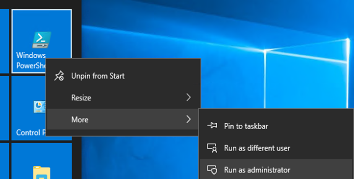 Откройте окно Администрирование ISE PowerShell на виртуальной машине.
