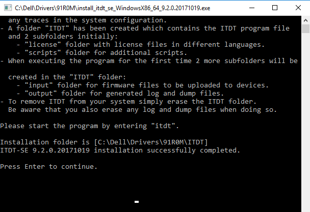 Selecione o tipo de host e execute como administrador