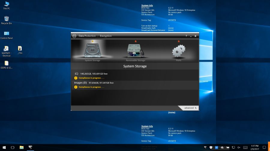 Reboot prompt off screen