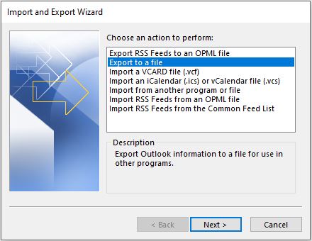 Outlook-Export-PST