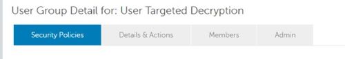 Security Policies (Güvenlik Politikaları) sekmesine tıklayın