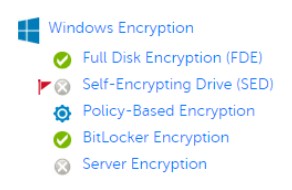 Full Disk Encryption (FDE) [Tam Disk Şifrelemesi (FDE)] seçeneğine tıklayın
