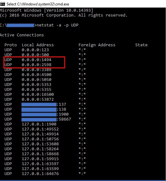 Weryfikacja protokołów i portów