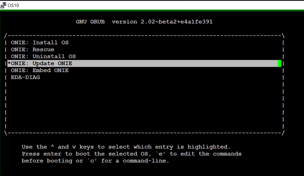 How to clean install ONIE, Firmware updater, SSD firmware & OS10 on
