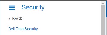 Click Dell Data Security