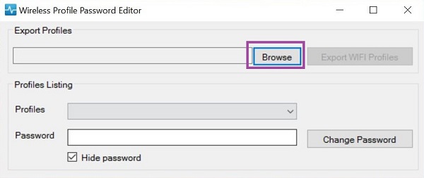 Klicken Sie auf „Browse“.