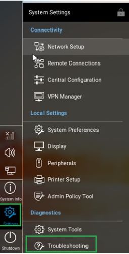 Configuración del sistema de ThinOS (PCoIP)