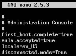 disconnected.mode= までスクロールします。