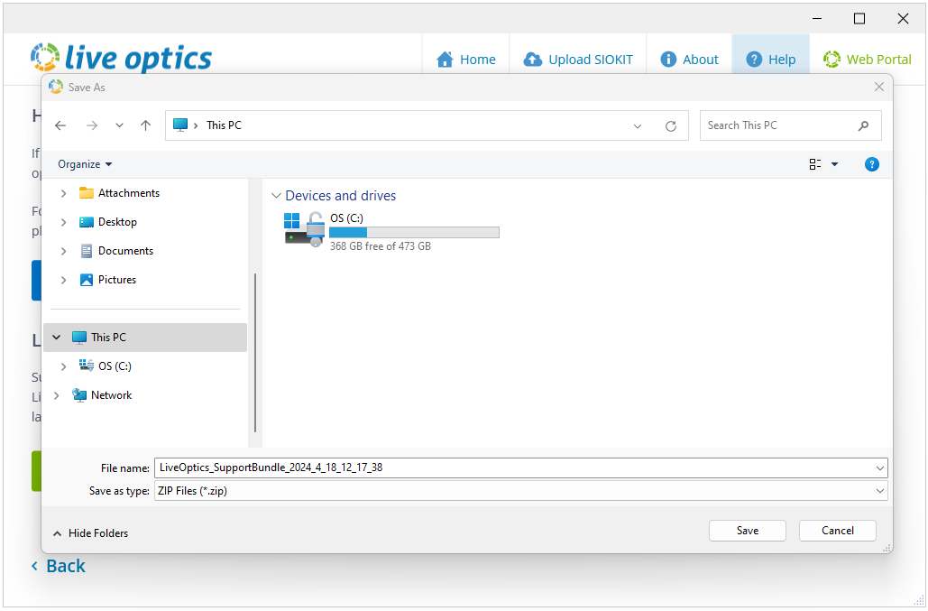 How to Create a Support Bundle in Live Optics | Dell Nigeria