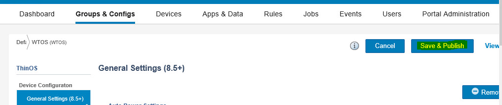 Klikněte na Uložit a zveřejnit
