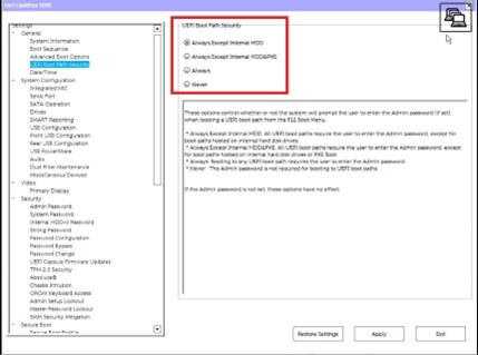 UEFI Boot Path Security