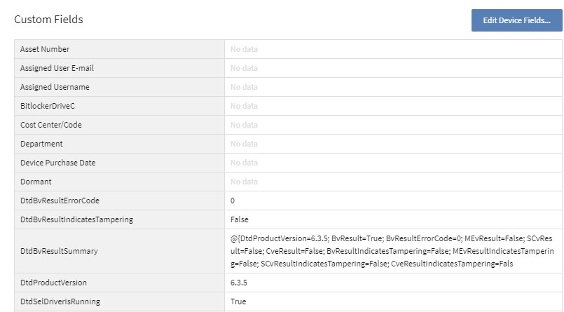Klik op Customer Fields