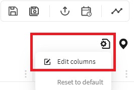 Klik på Rediger kolonner