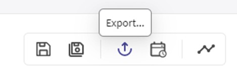 Klik på eksportikonet