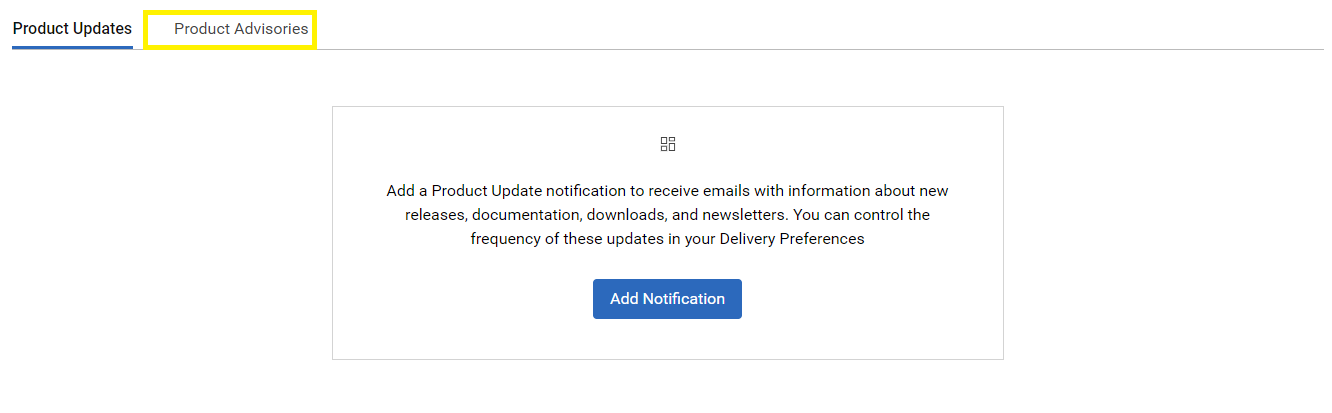 Fanen Produktveiledninger under fanen Varsler og varsler