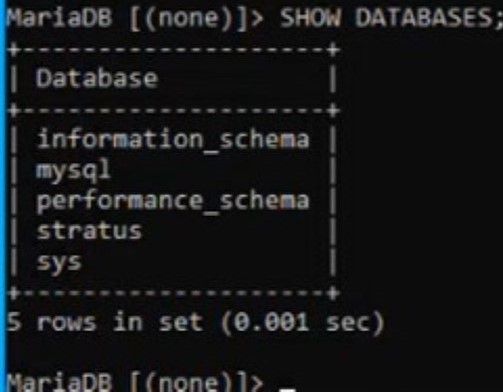 建立資料庫 STRATUS 預設字元集 UTF8 預設拼utf8_unicode_cil