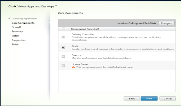 Delivery Controller and Studio Core Components