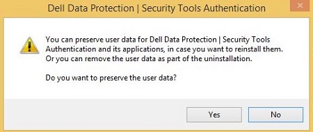 Option to preserve user data