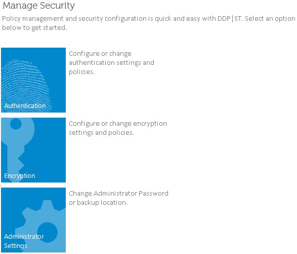 Encryption option