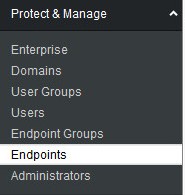 Endpoints option