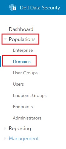 Populations and Domains