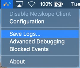 Save Logs option