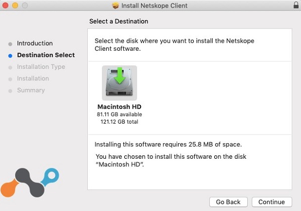 Netskope Client destination selection