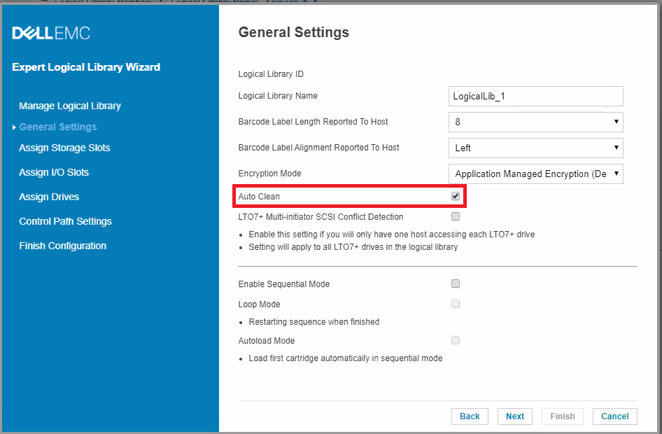 HowTo Set up Auto Clean on an ML3 Tape Library Dell US