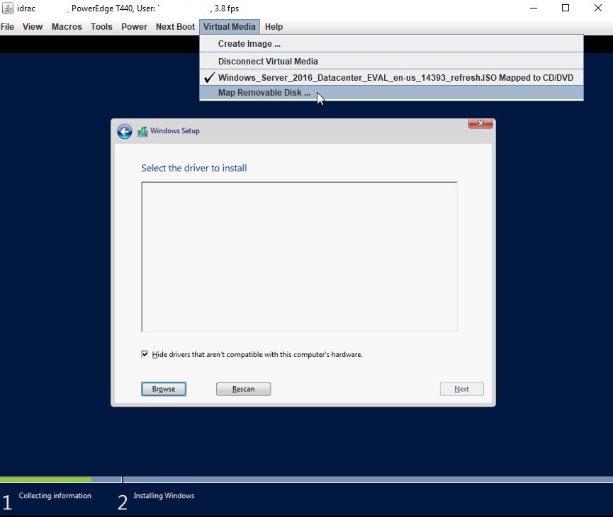 How to mount PERC/SPERC drivers during windows installation using the ...