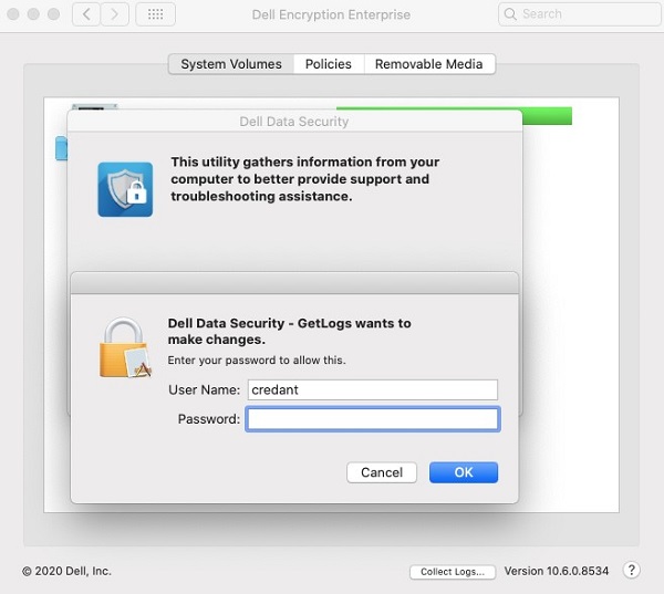 Administrator credentials