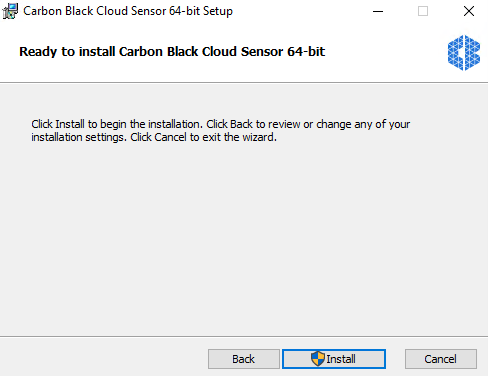 准备好安装 Carbon Black Cloud Sensor