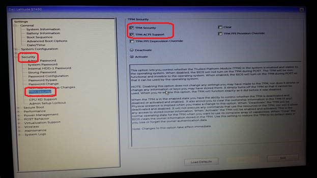 Ekran konfiguracji systemu BIOS