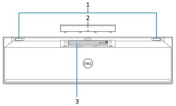 Fonctionnalités du bas KB700