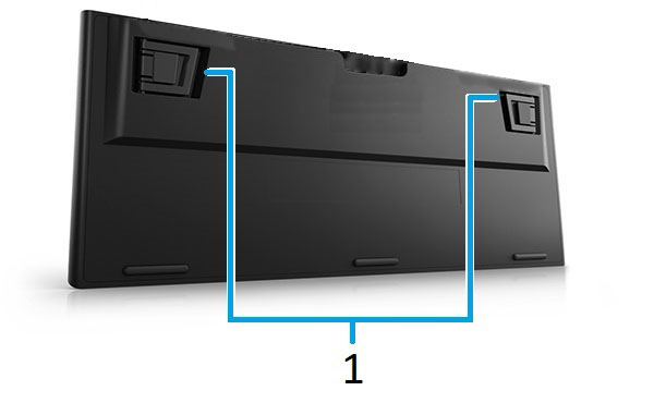 Vue arrière des fonctionnalités du modèle AW920K
