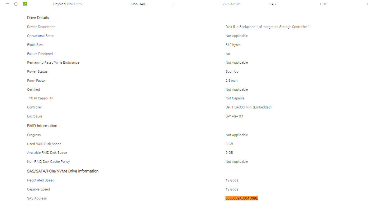 PowerProtect DP Series and IDPA vSAN How To Match ESXi Drive With