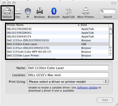 Standardprinter