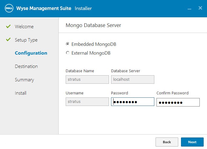 Mongo Database Server