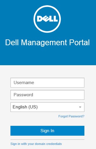 Login no Wyse Management Suite