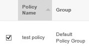 Velge en policy