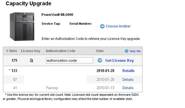 Bibliothèque de bandes PowerVault ML3 : mise à niveau du firmware pour