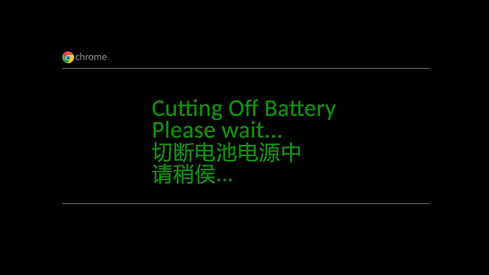 Cutting Off Battery en Chrome OS