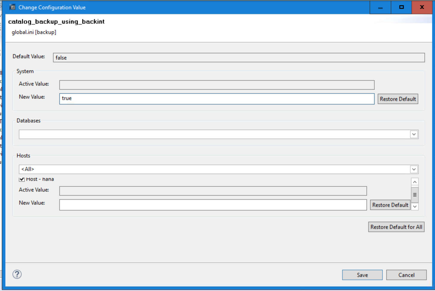 NetWorker: How to take backup of "Backup Catalog" of SAP HANA. | Dell US