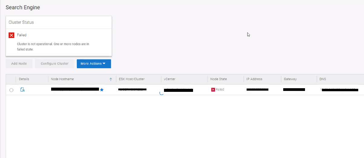 PowerProtect Data Manager Search Engine VM is Stuck in Restart Mode