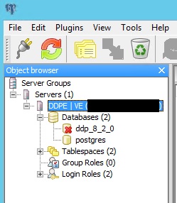 Expand Servers to verify your server is listed